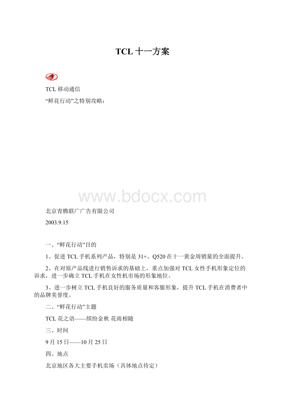 TCL十一方案Word格式.docx