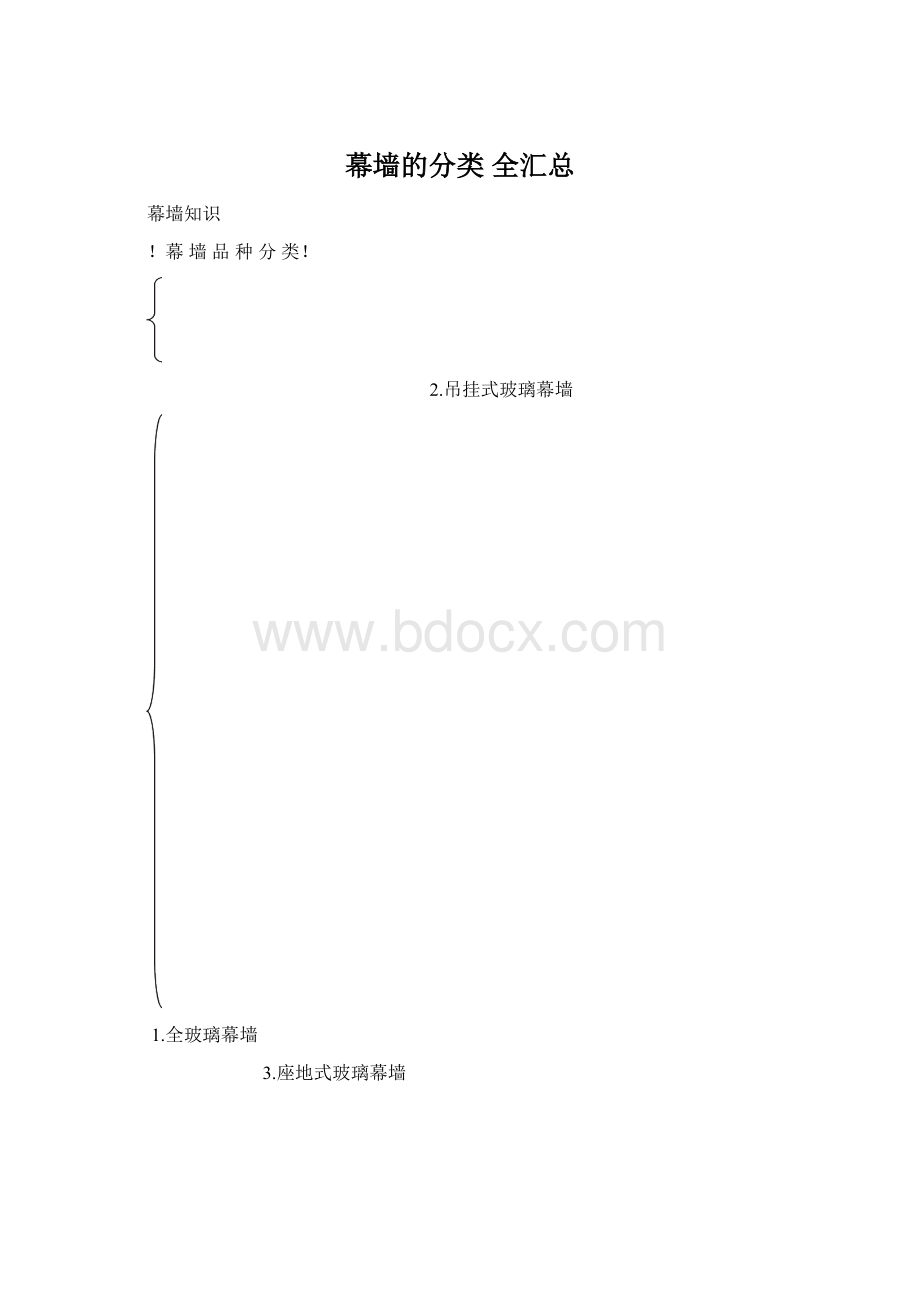 幕墙的分类 全汇总Word文件下载.docx