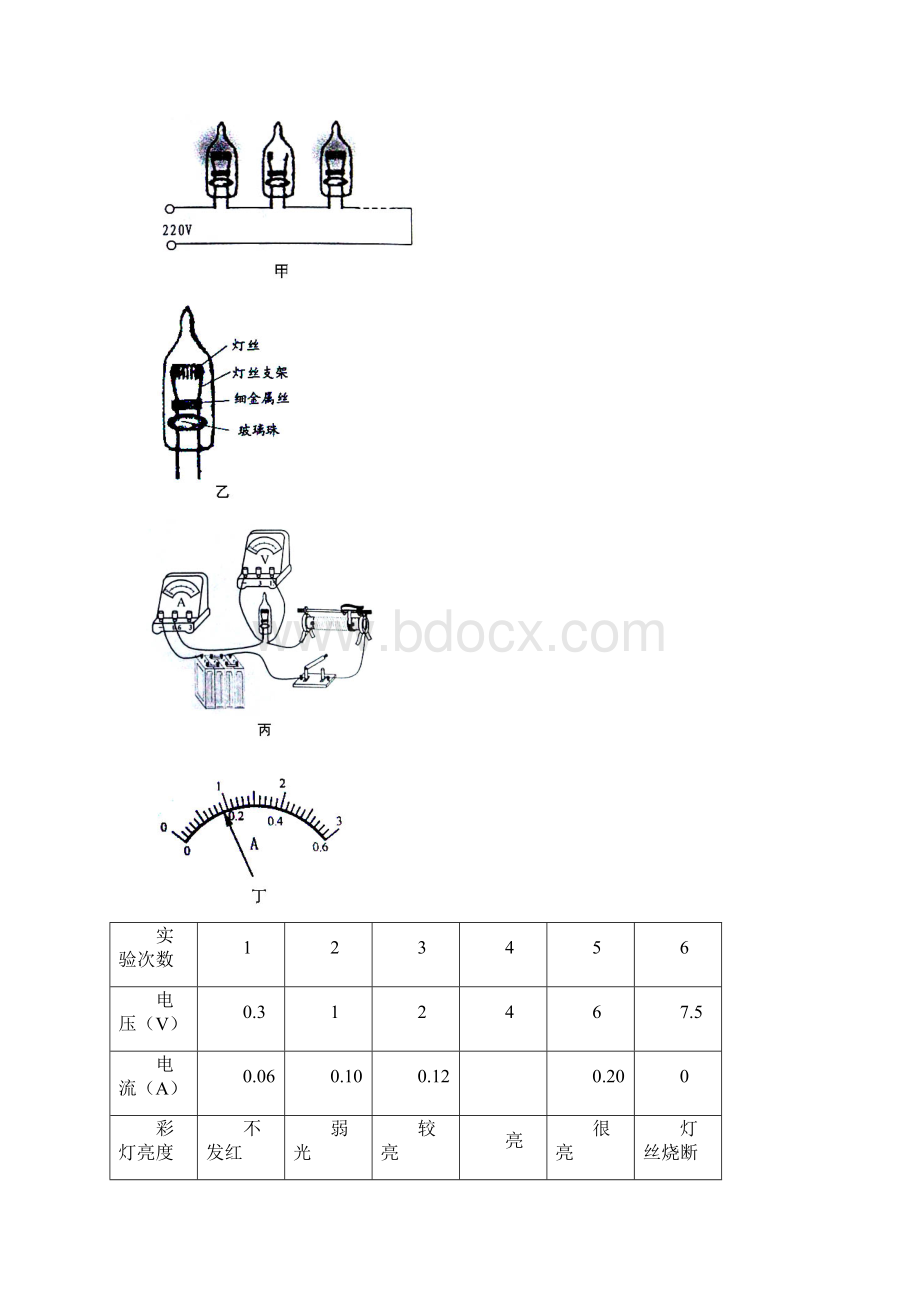 中考物理电学实验探究题汇编及答案Word文档下载推荐.docx_第3页