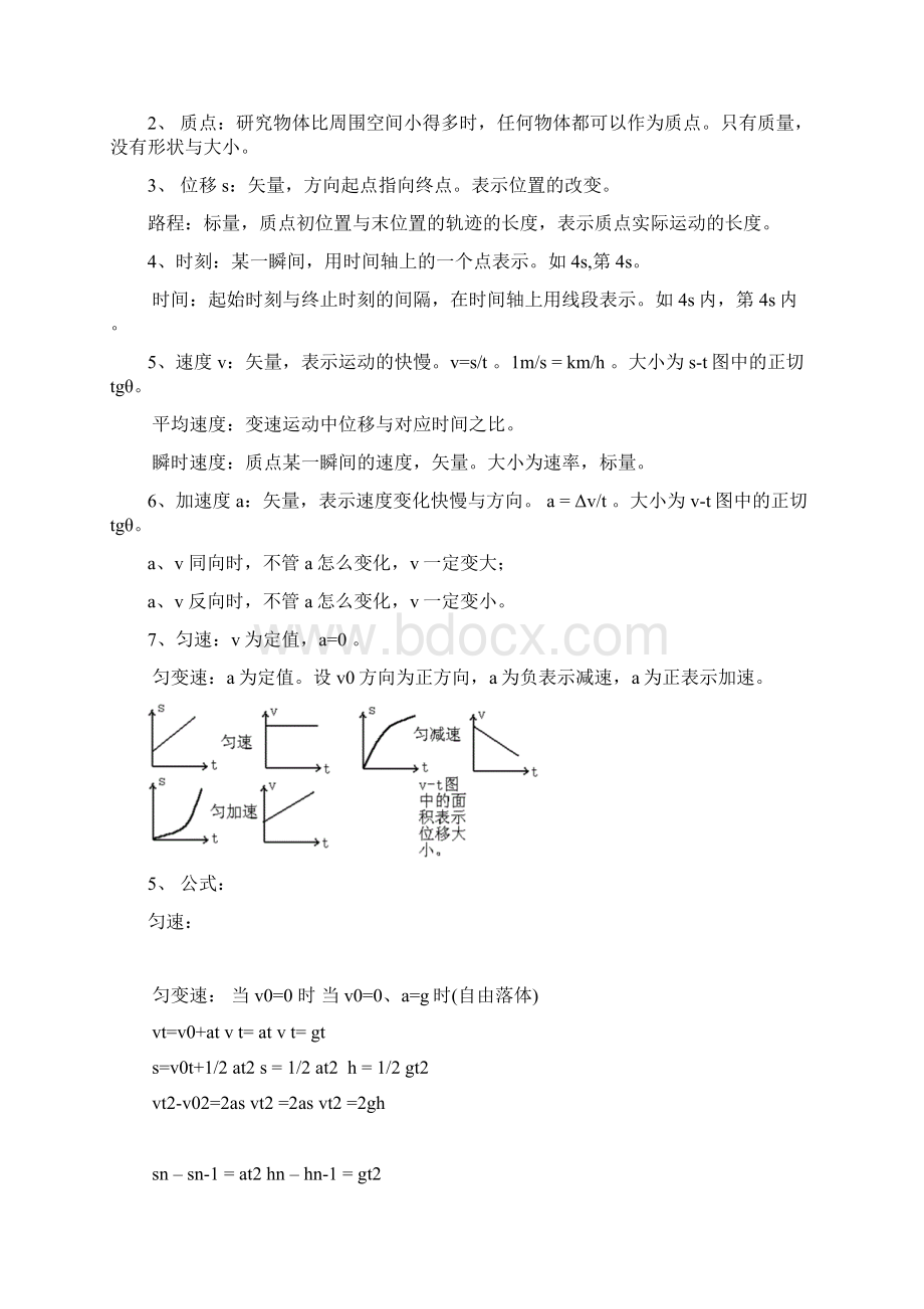 高中物理总复习提纲知识点汇总.docx_第3页