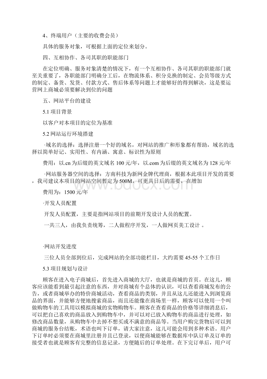 网上商城策划书文档格式.docx_第2页