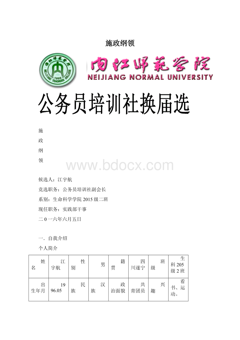 施政纲领.docx