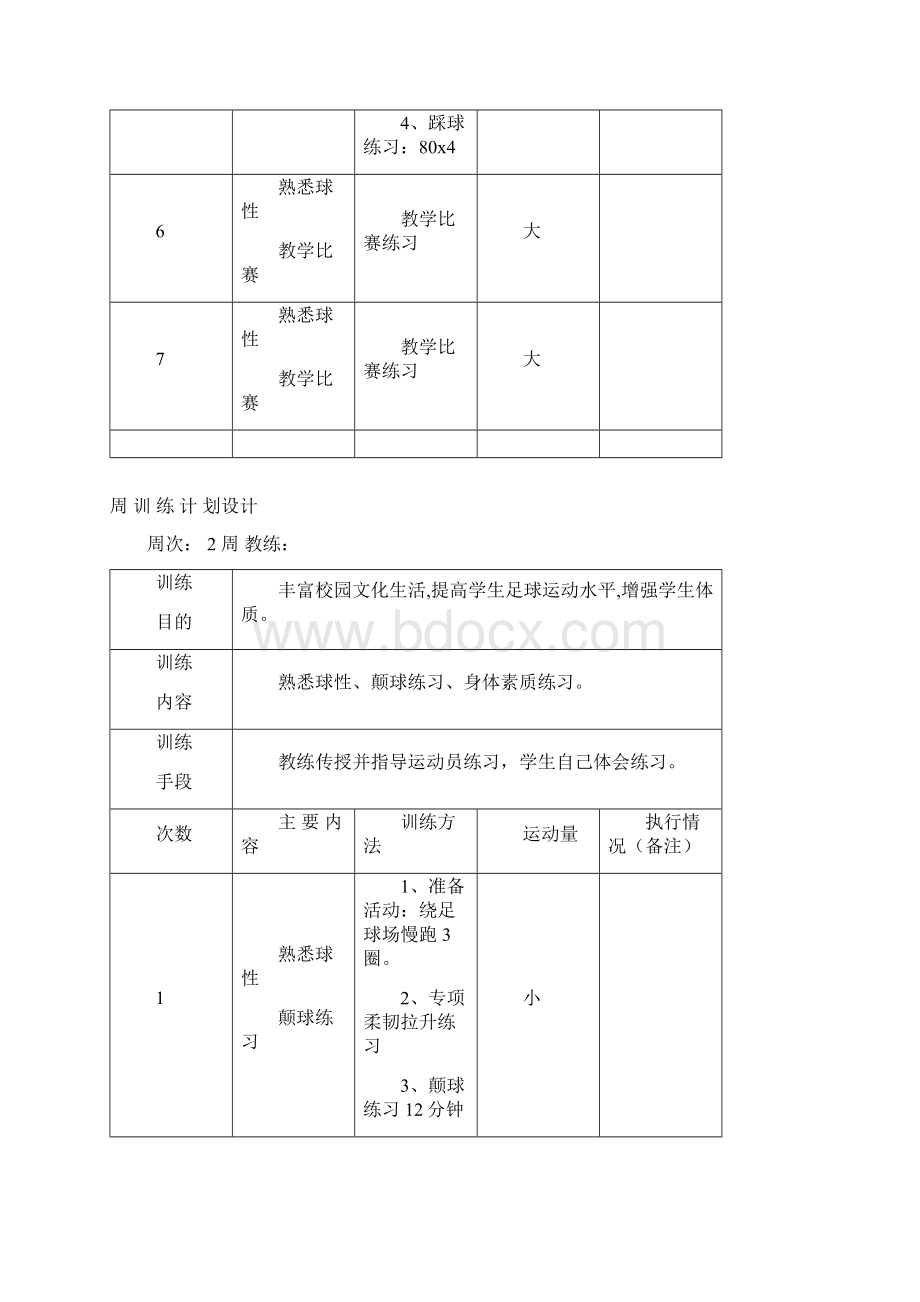 劳动街小学足球训练周计划方案Word下载.docx_第3页