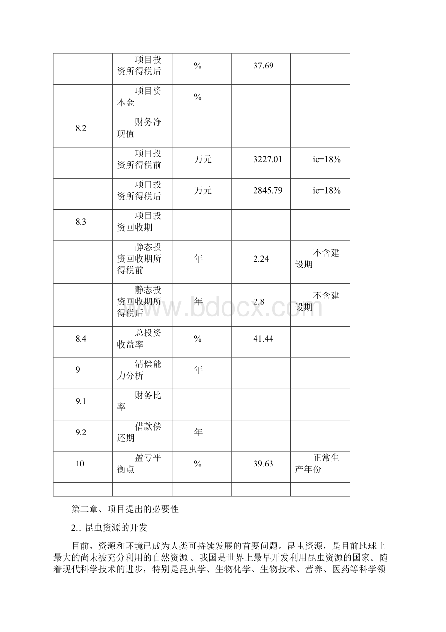 昆虫蛋白保健品生产线项目可行性研究报告定稿文档格式.docx_第3页