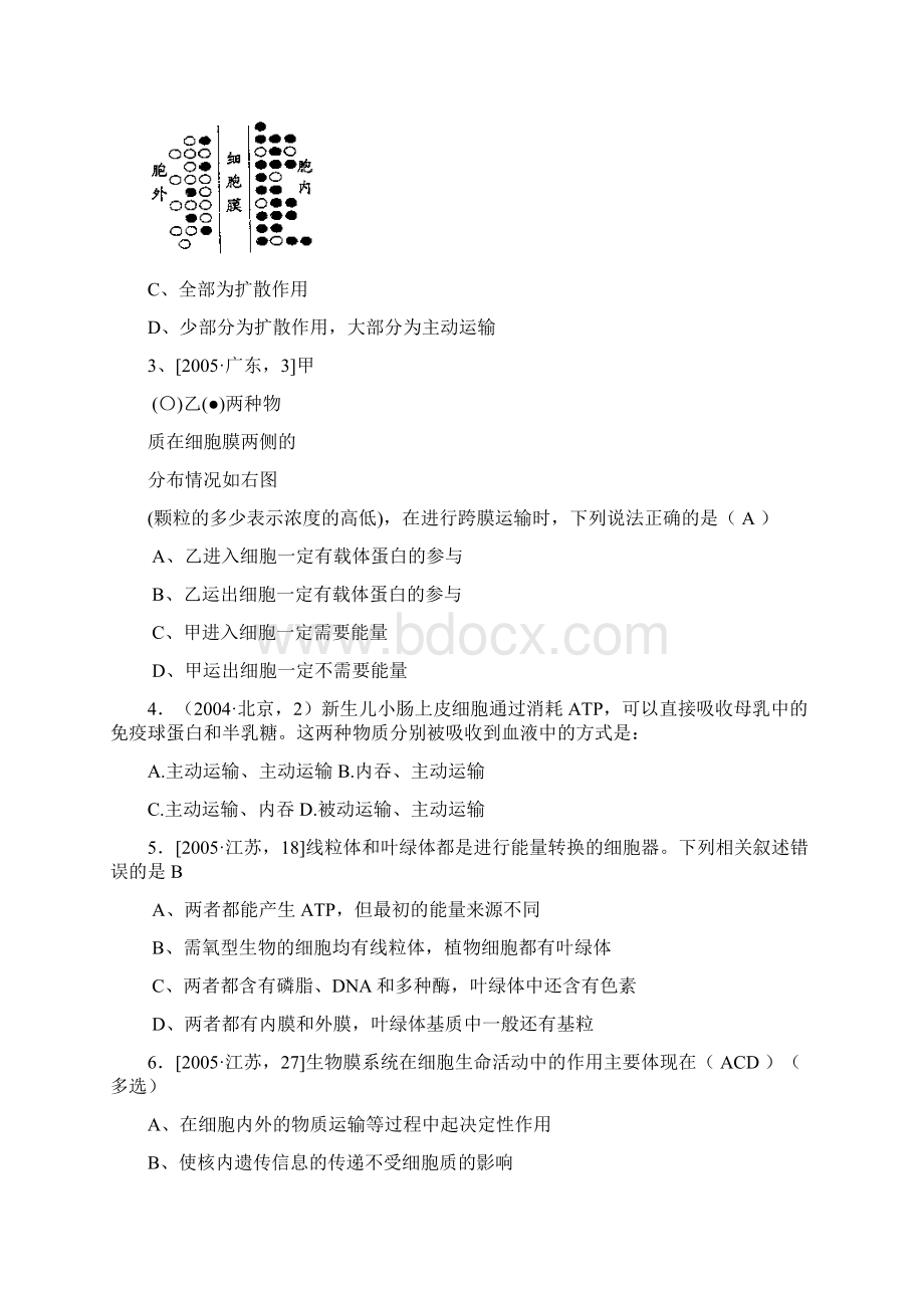 二轮复习2细胞的结构与功能专题Word格式文档下载.docx_第2页