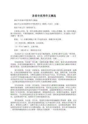 各省市优秀作文摘选.docx