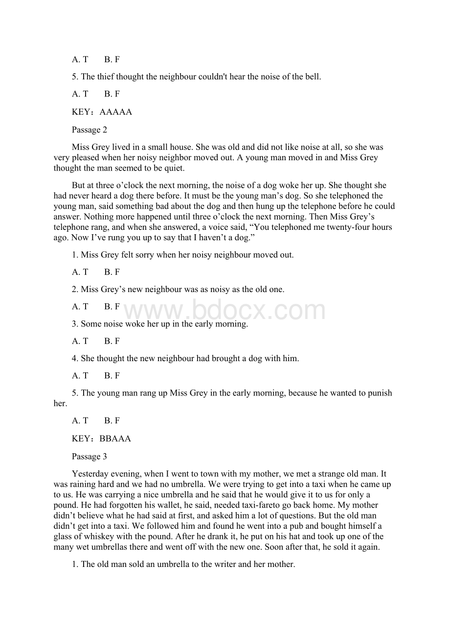 《大学英语 B》机考阅读实考题 必备Word文件下载.docx_第2页