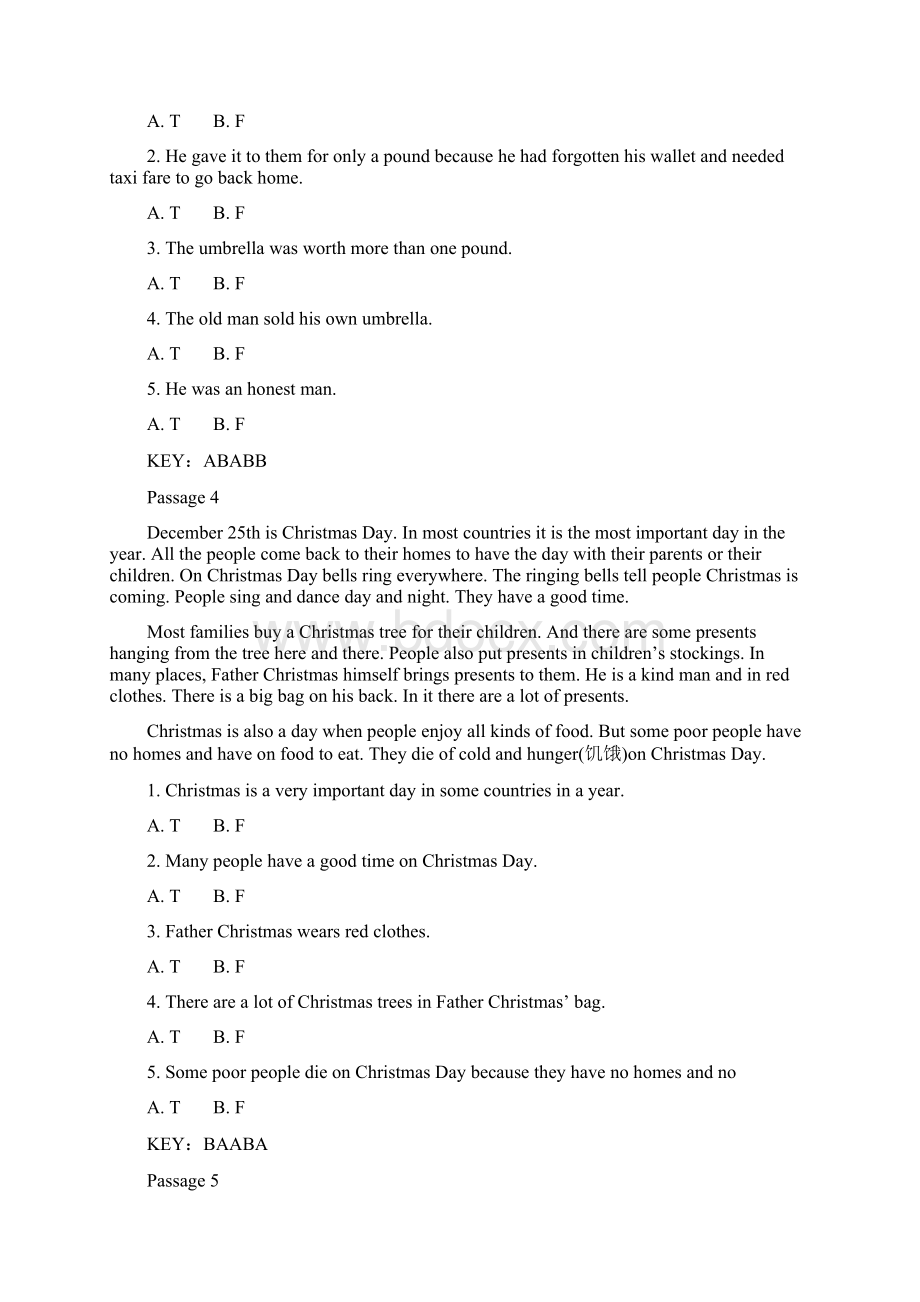 《大学英语 B》机考阅读实考题 必备.docx_第3页