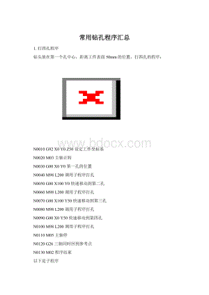 常用钻孔程序汇总.docx