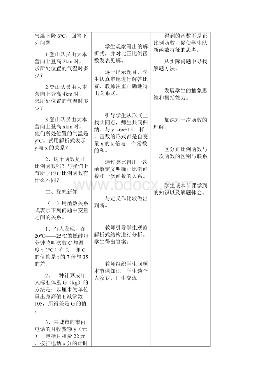 人教版八年级数学下册教案第十九章一次函数192docx.docx_第2页