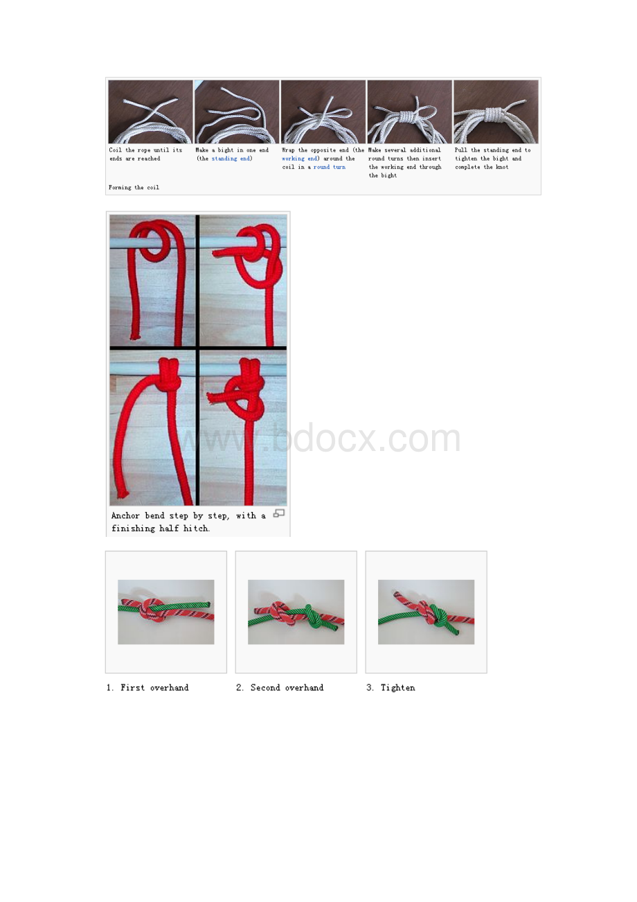 如何在户外使用绳索打结 how to make a rope knot in out door.docx_第2页