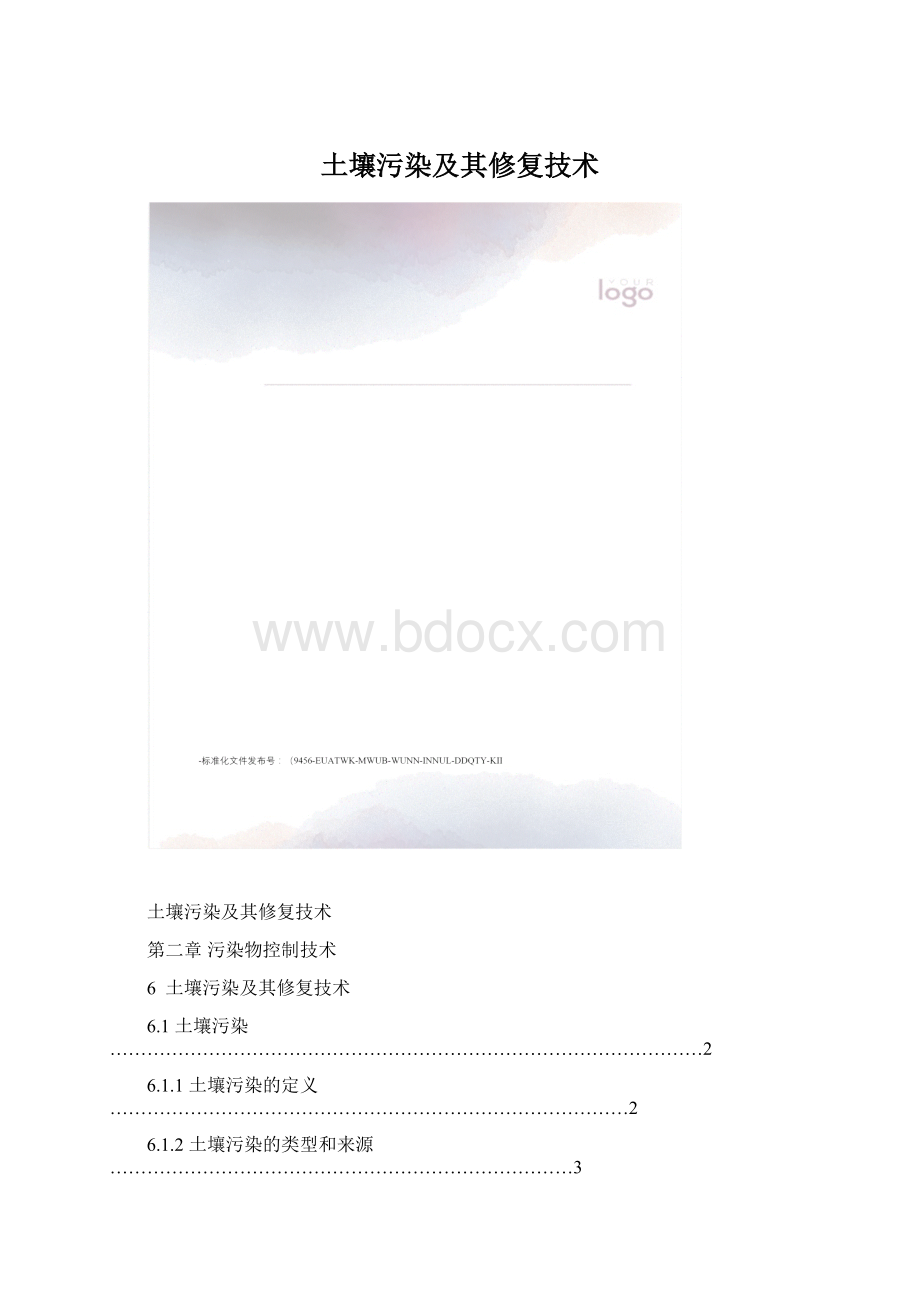 土壤污染及其修复技术.docx