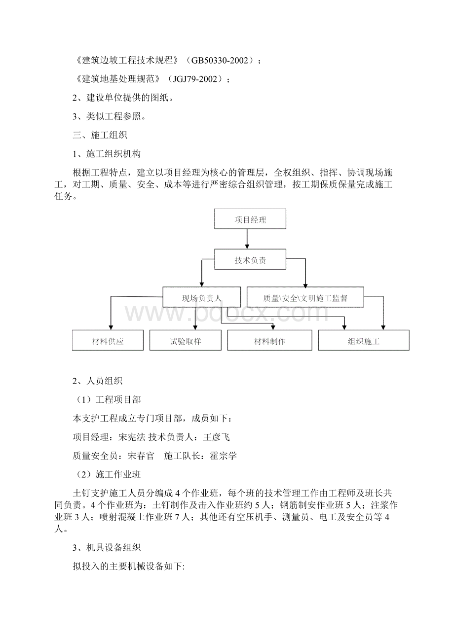 喷锚及锚索支护专项施工方案.docx_第3页