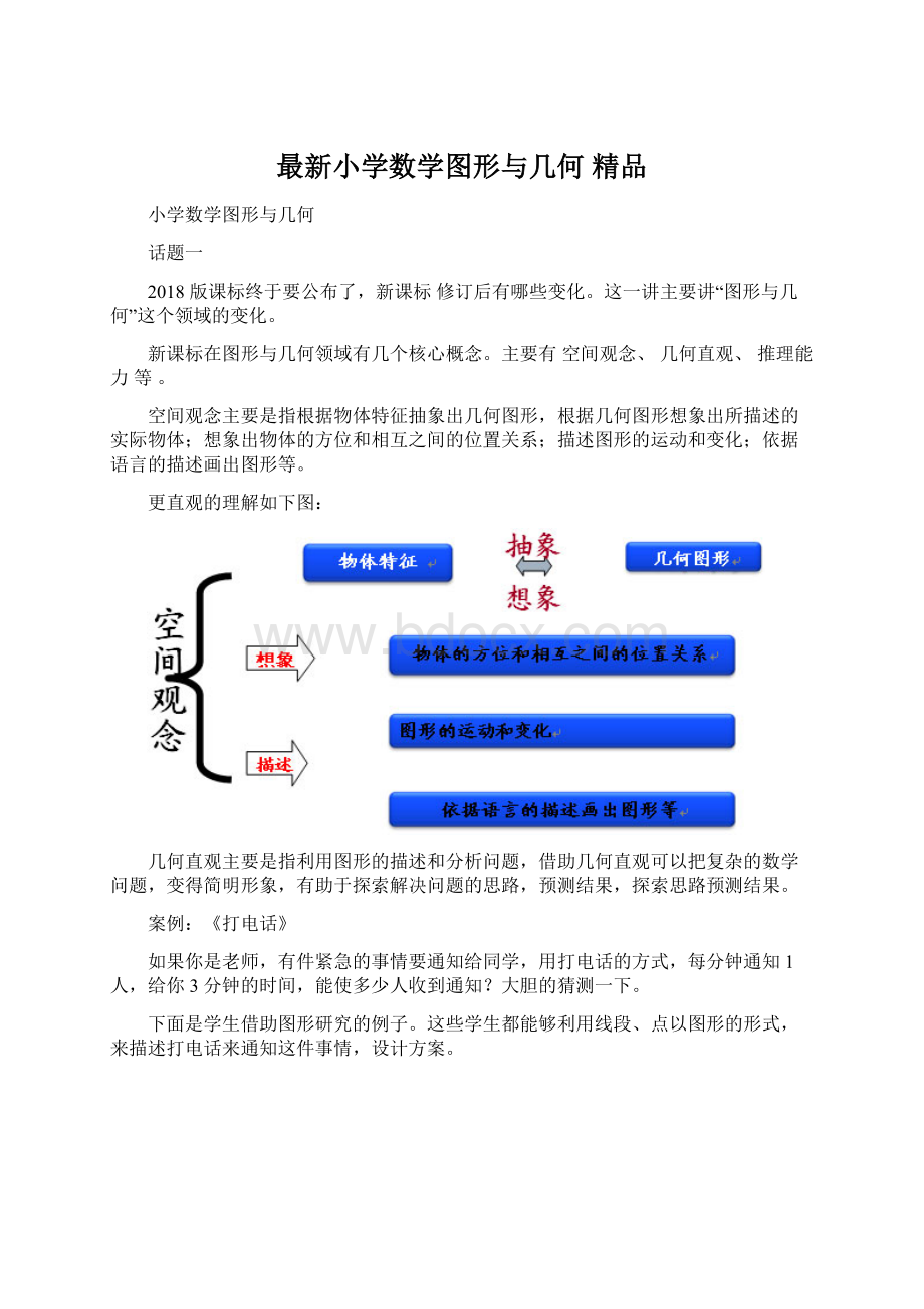 最新小学数学图形与几何 精品.docx