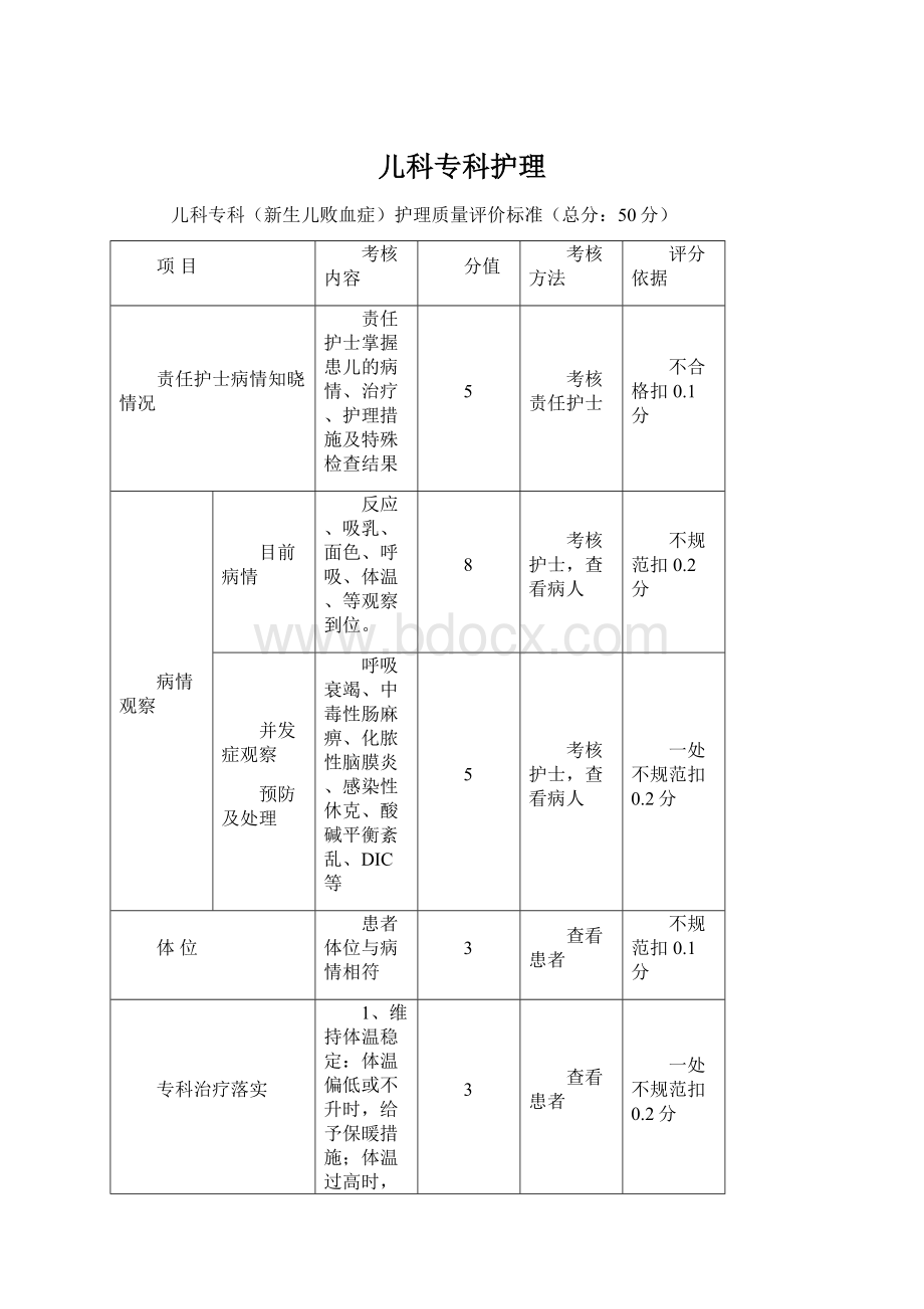 儿科专科护理.docx_第1页