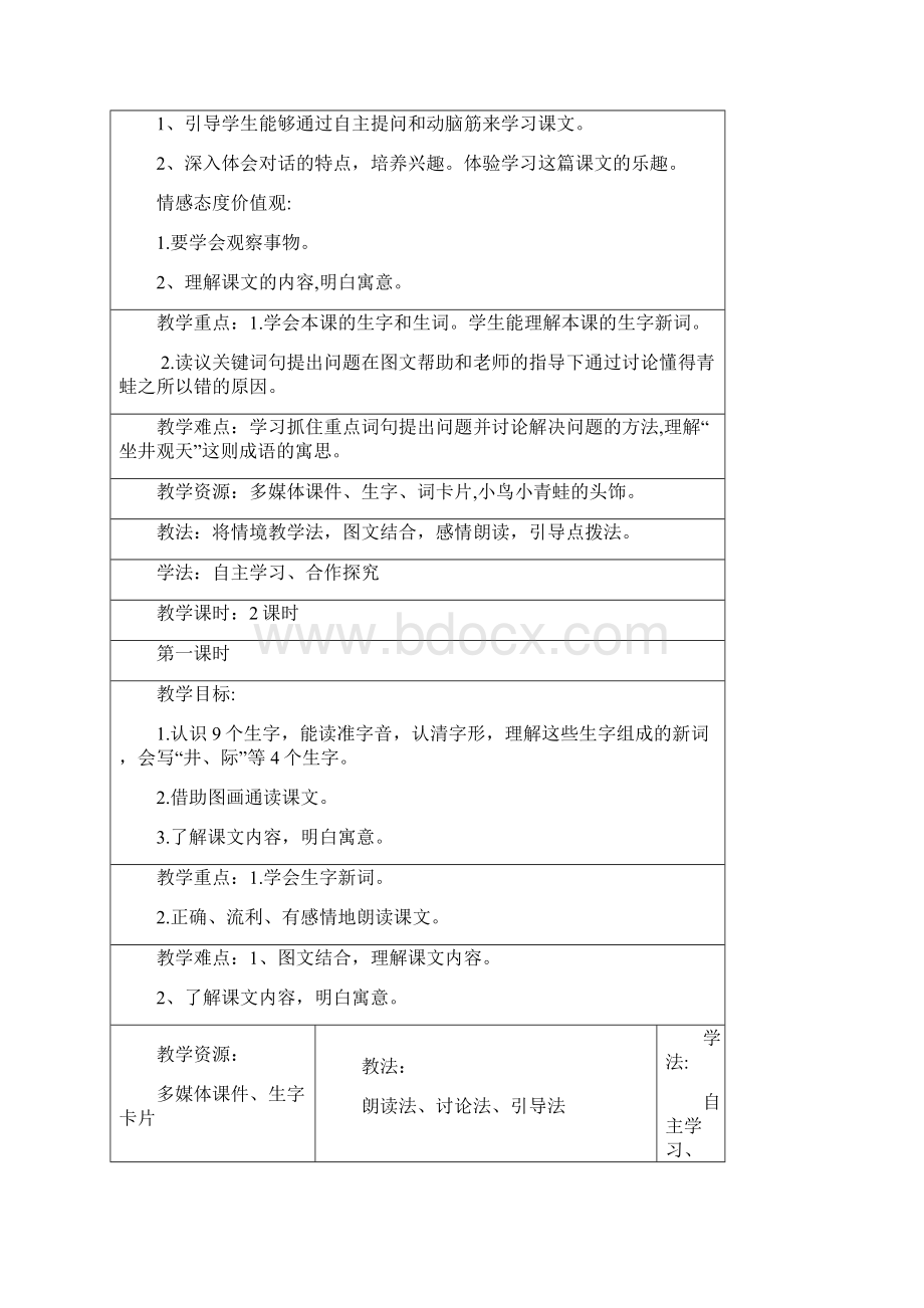 二年级语文教案 第五单元文档格式.docx_第3页