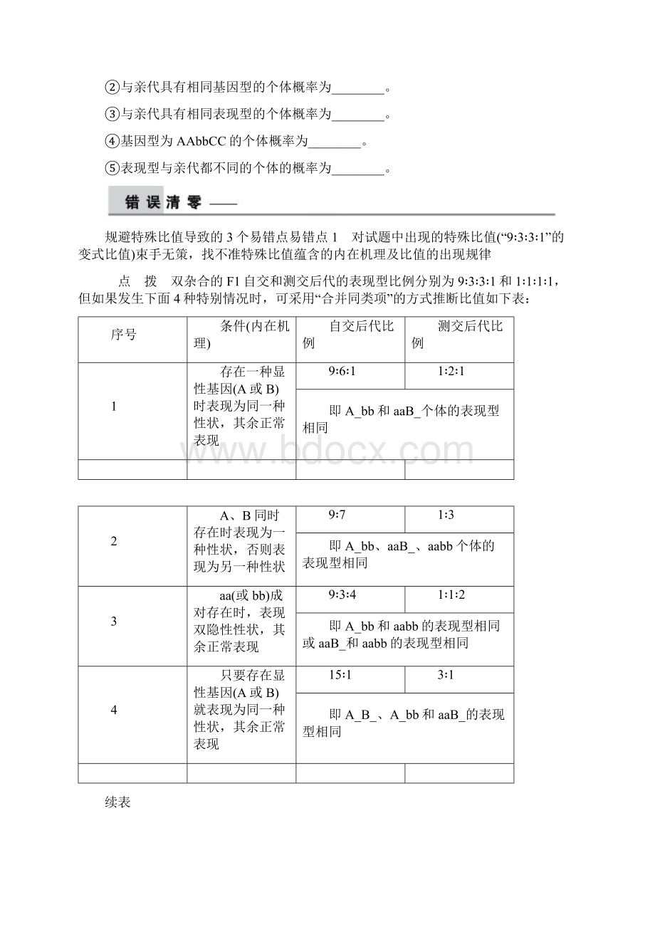 基因自由组合定律副本 2.docx_第3页