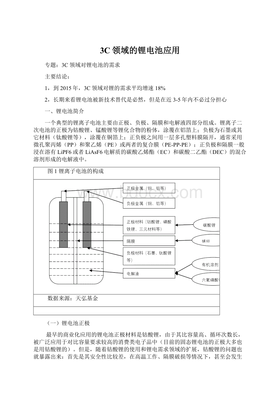 3C领域的锂电池应用.docx