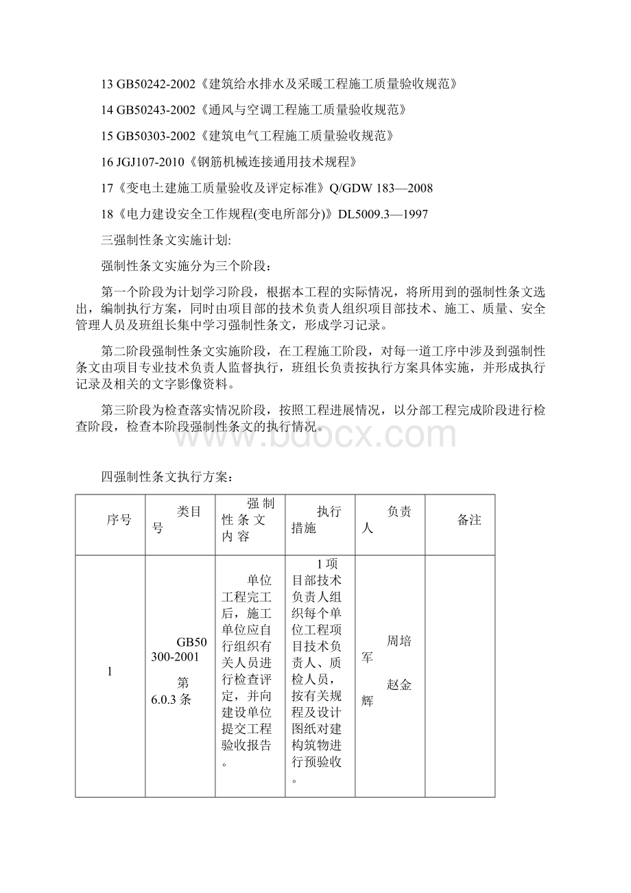 强制性条文执行方案Word下载.docx_第2页