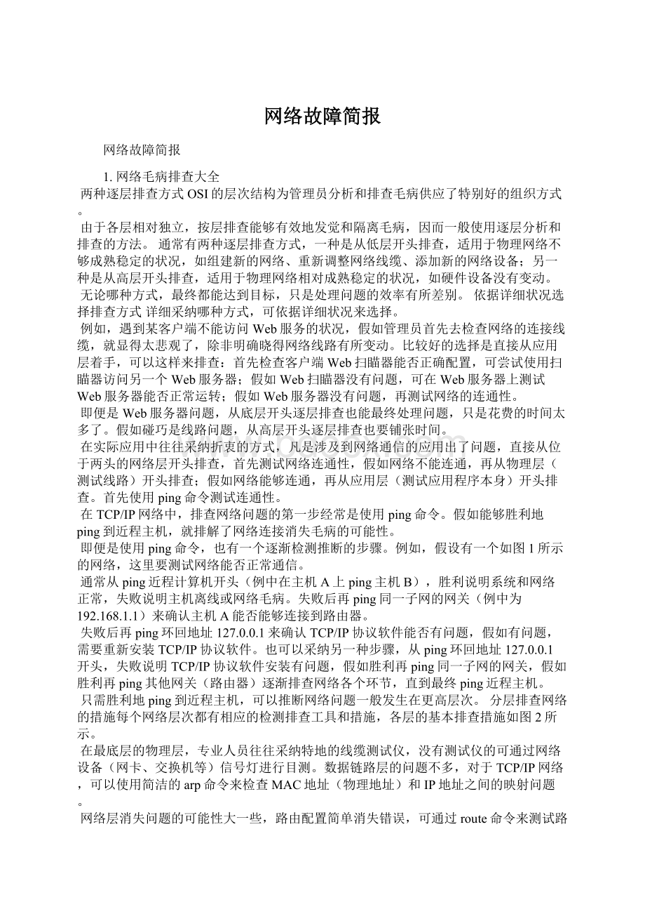 网络故障简报.docx_第1页