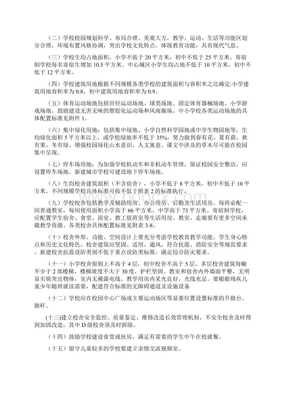 江苏省义务教育学校办学标准资料Word格式文档下载.docx_第2页