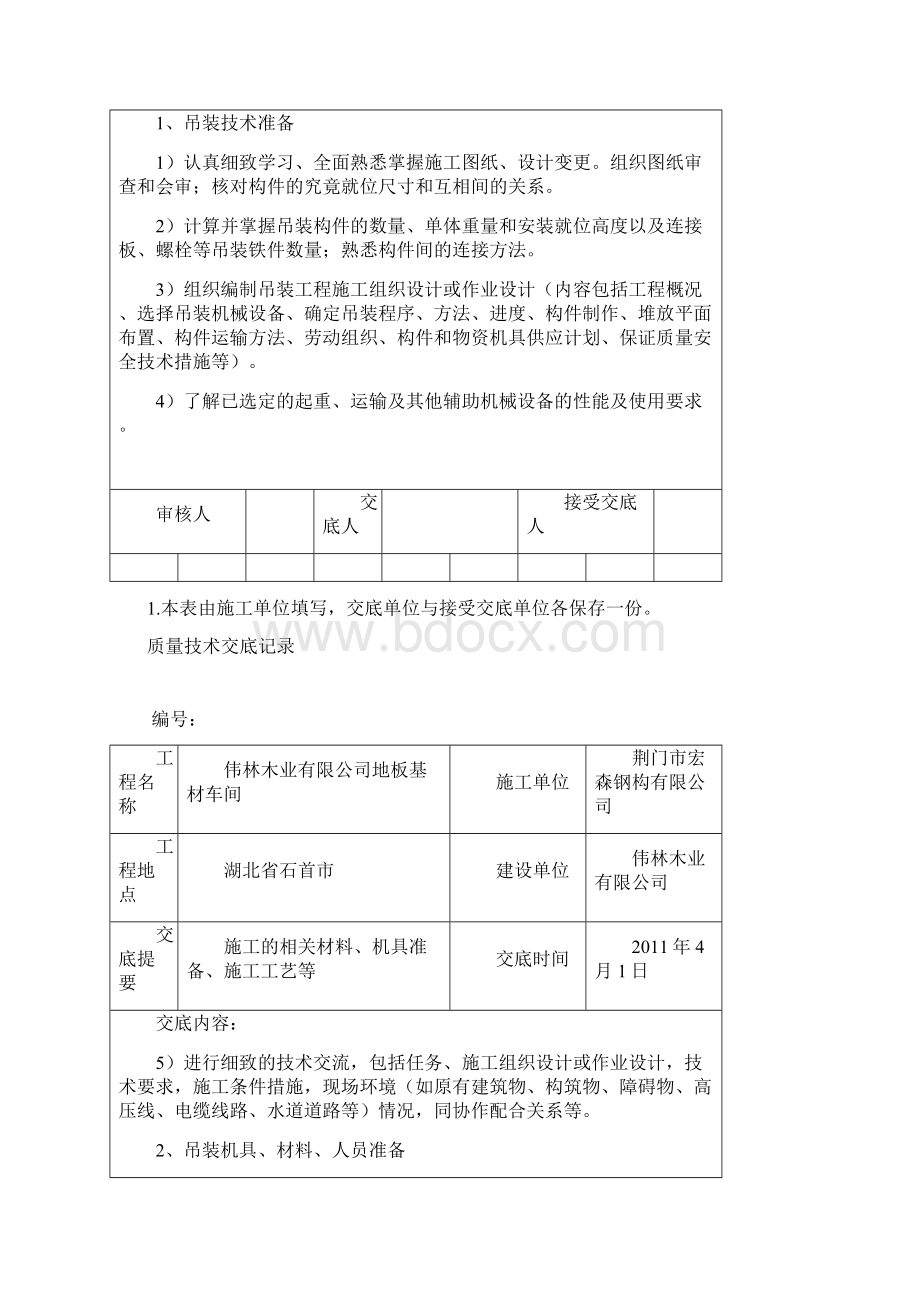 钢结构施工技术交底6Word文档下载推荐.docx_第3页