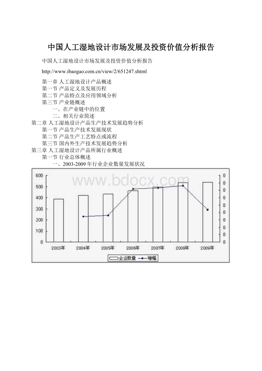 中国人工湿地设计市场发展及投资价值分析报告.docx_第1页