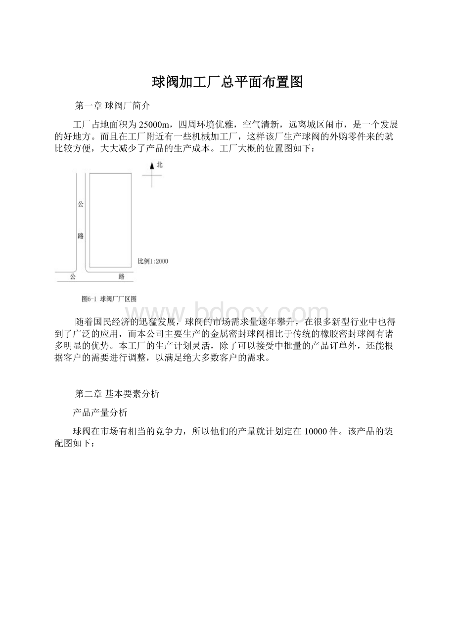 球阀加工厂总平面布置图.docx_第1页