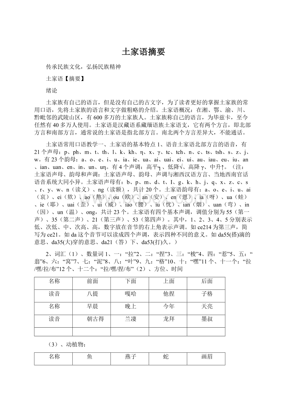 土家语摘要Word格式文档下载.docx_第1页