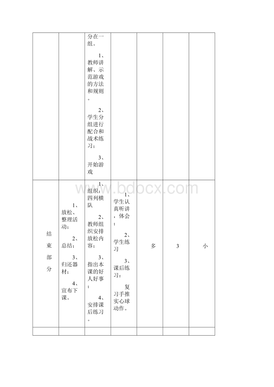 小学五六年级上册体育教案.docx_第3页