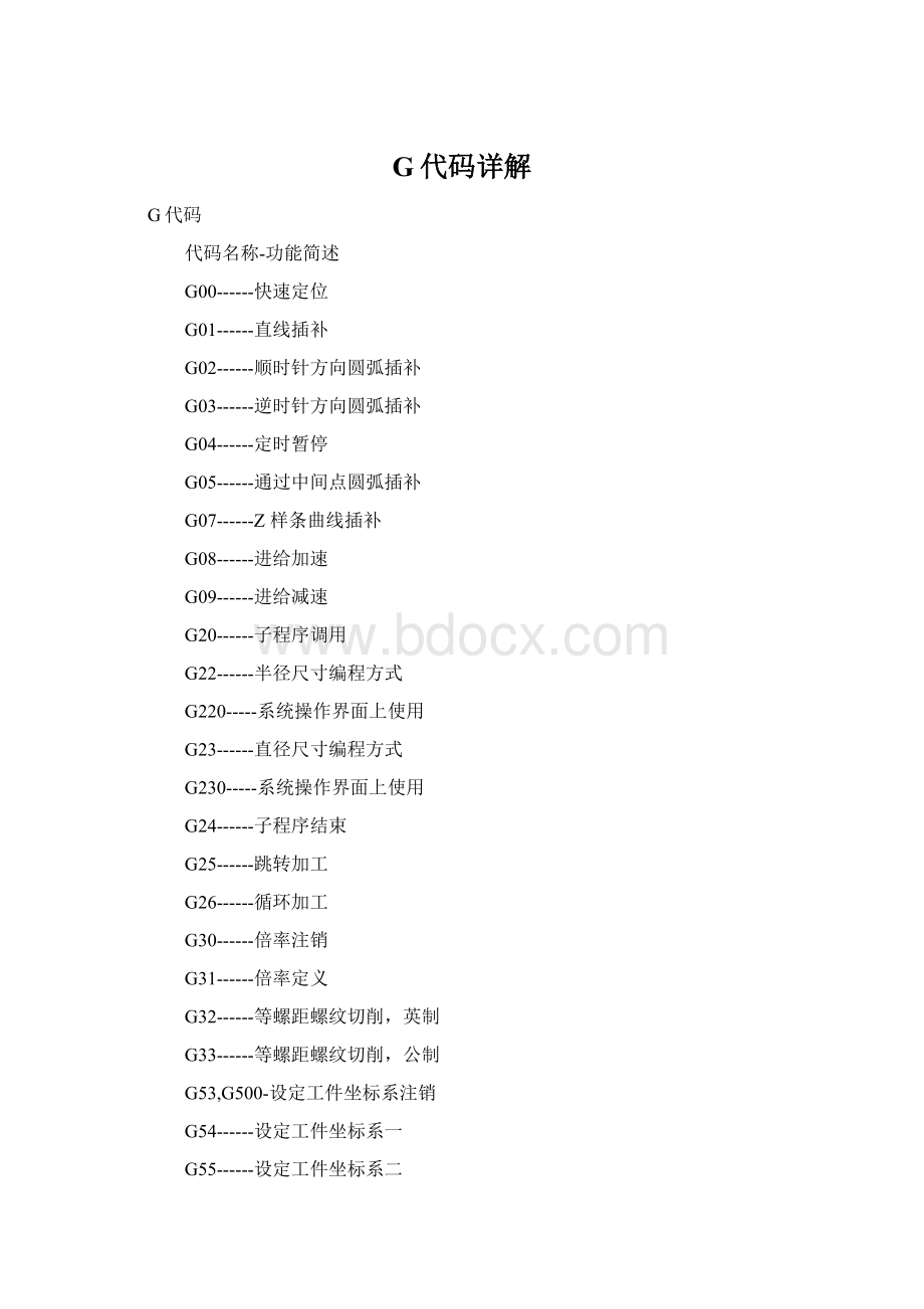 G代码详解Word文档下载推荐.docx_第1页