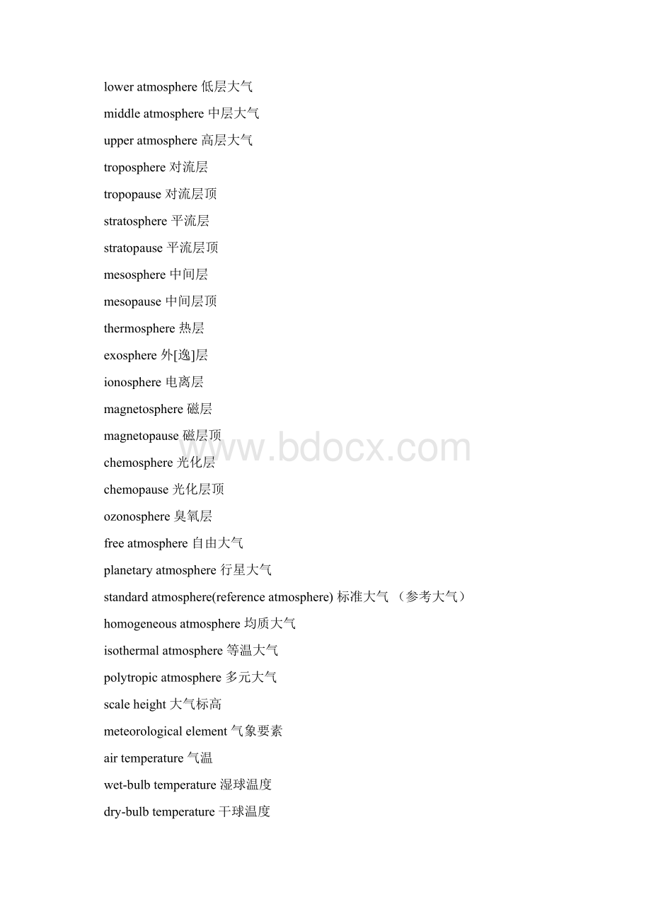 专业英语词汇气象工程.docx_第2页