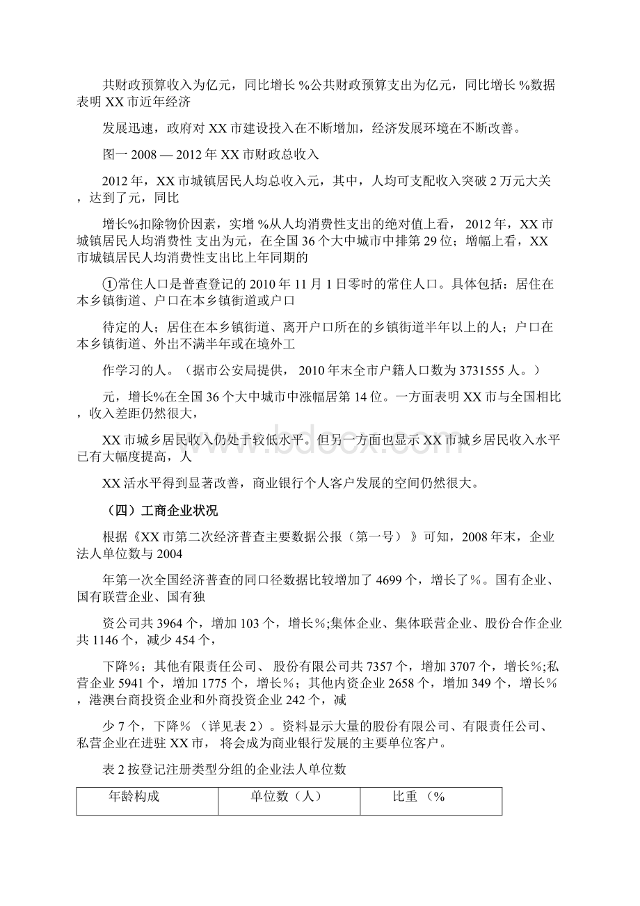 在设立银行分支机构的可行性分析报告Word格式.docx_第3页