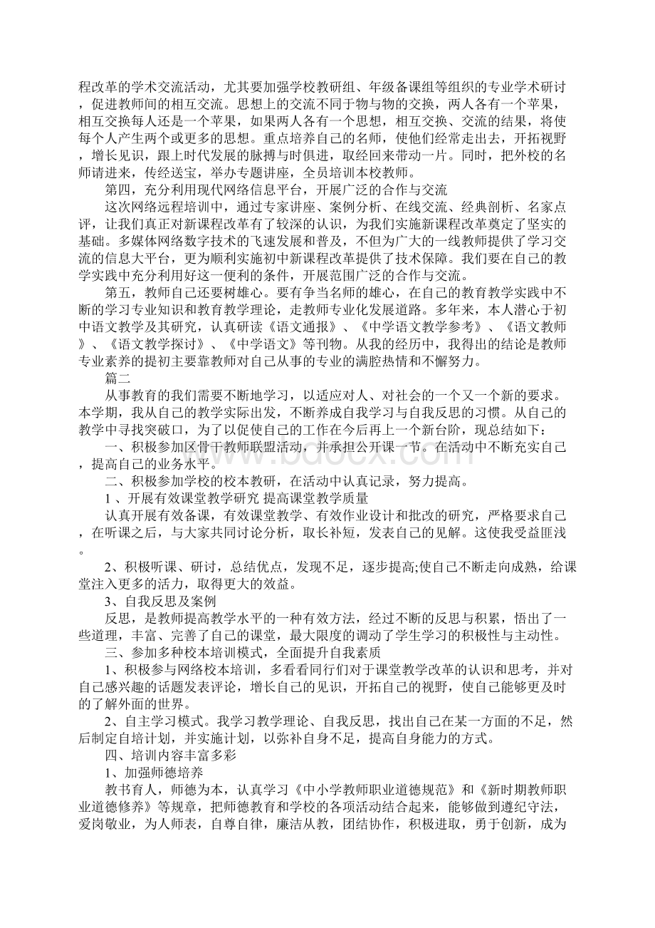 培训个人工作总结.docx_第2页