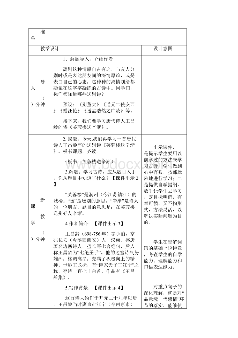 部编统编版四年级语文下册精品教案带教学反思第七单元21 古诗三首.docx_第2页