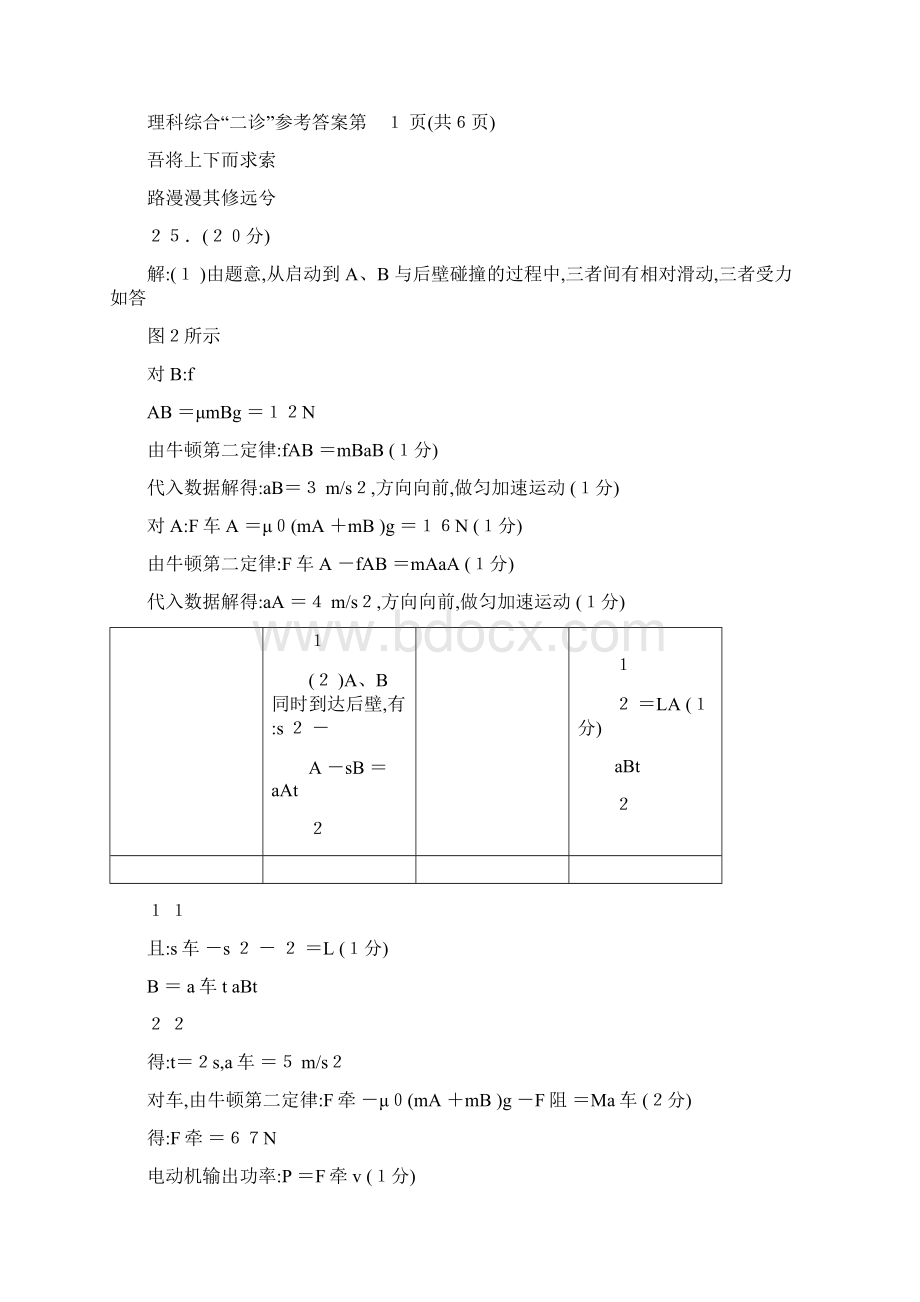 届成都二诊理科综合答案.docx_第3页