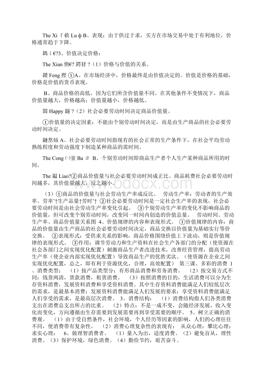 最新高一政治必修一知识点整理精品笔记资料Word文档下载推荐.docx_第2页