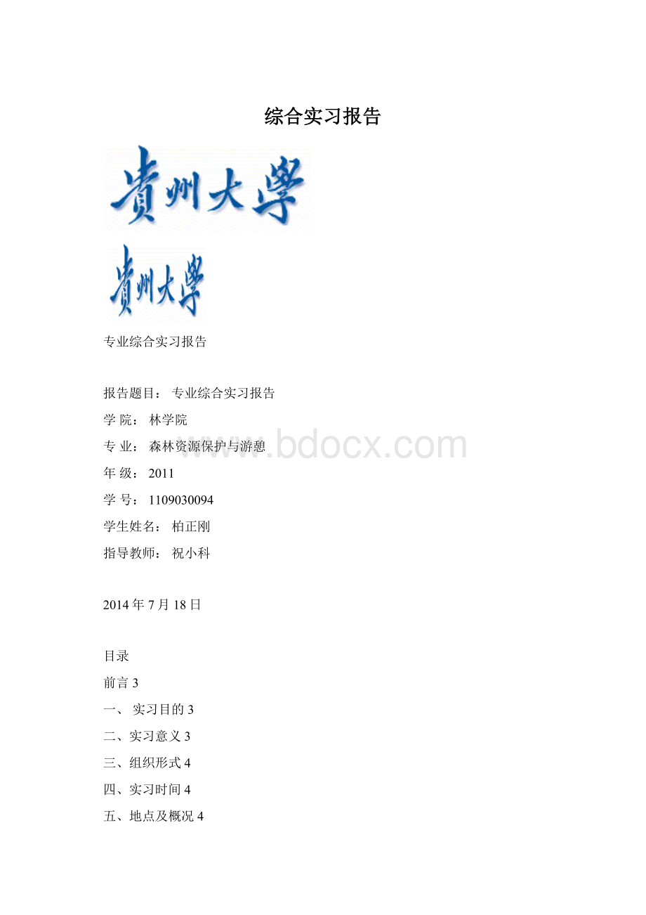 综合实习报告Word文件下载.docx