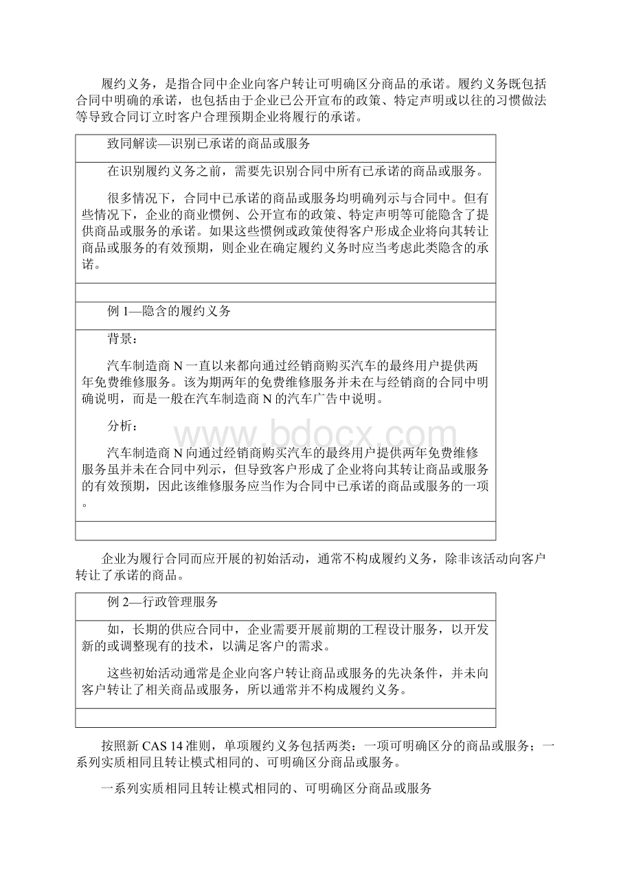 收入准则识别规定合同中地单项履约义务.docx_第2页