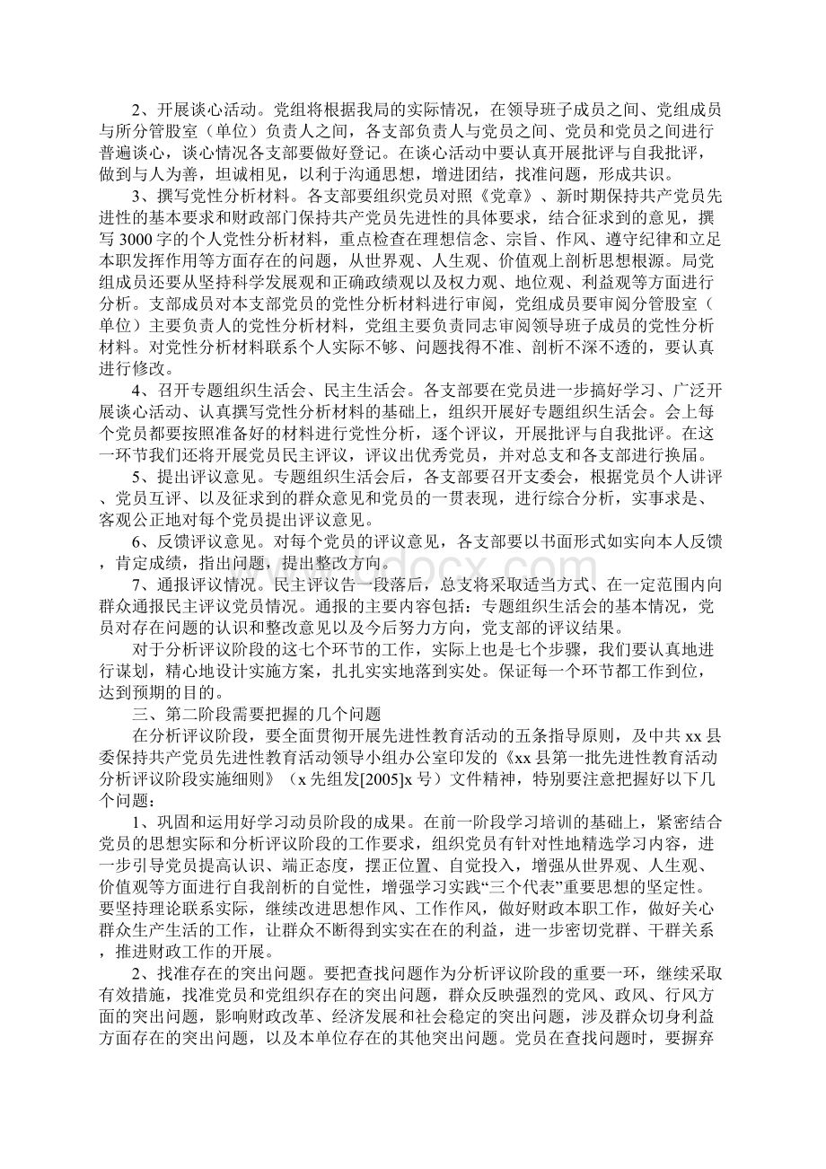 优秀范文在县财政局保持共产党员先进性教育活动分析评议阶段动员会上的讲话.docx_第3页