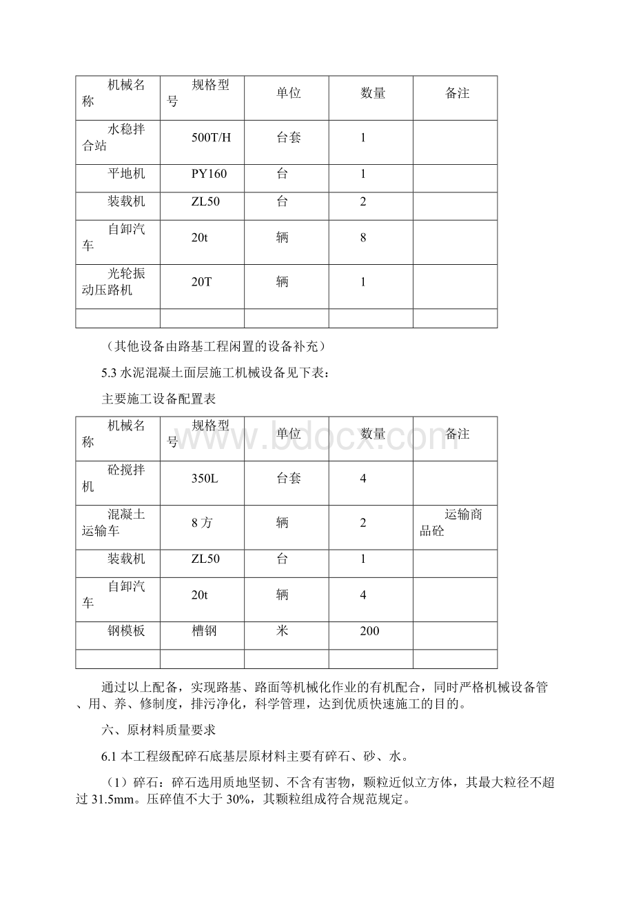 混凝土路面试验段施工组织设计.docx_第3页