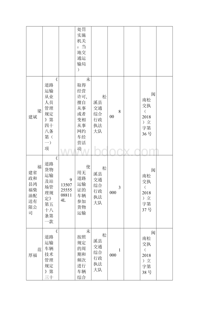 行政处罚信息公示表.docx_第3页