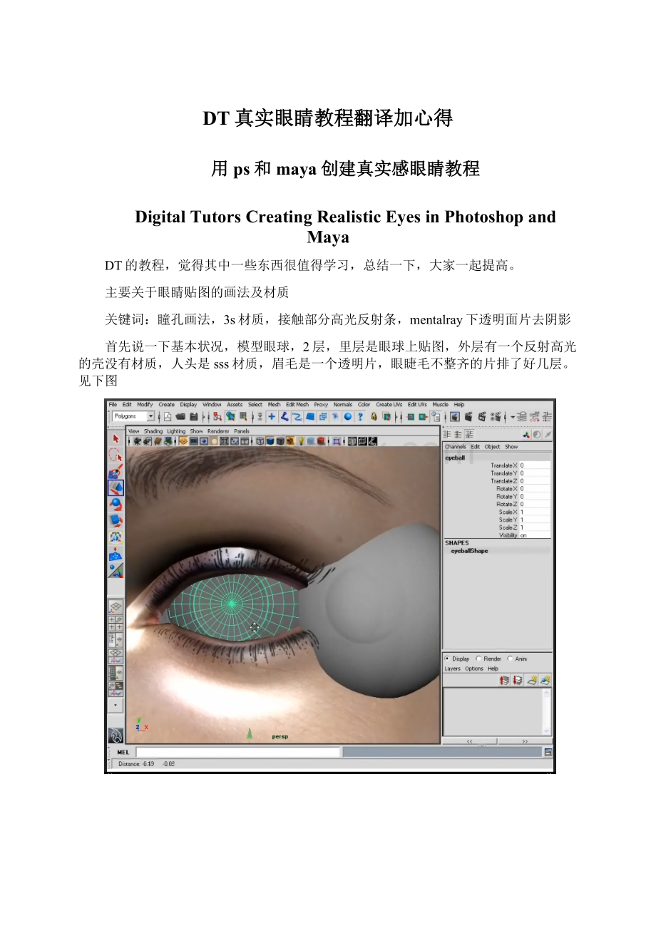 DT真实眼睛教程翻译加心得.docx_第1页