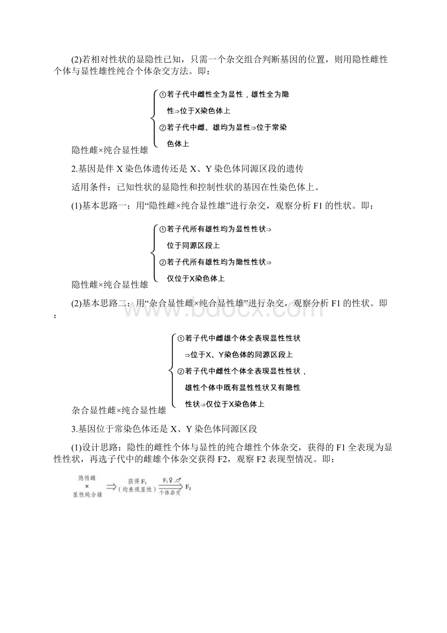 届一轮复习人教版热点题型八 基因在染色体位置的判断教案docx.docx_第3页