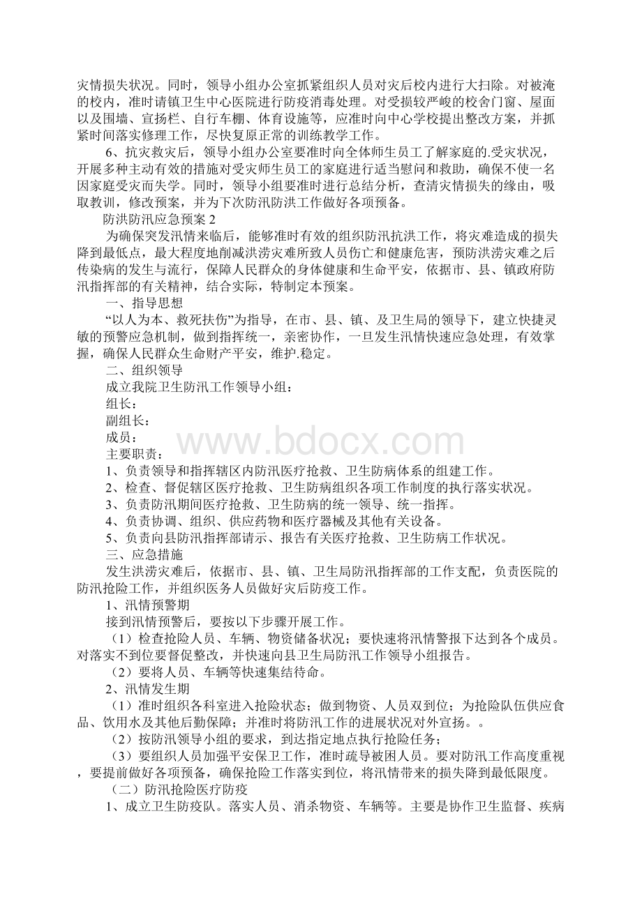 防洪防汛应急预案.docx_第2页