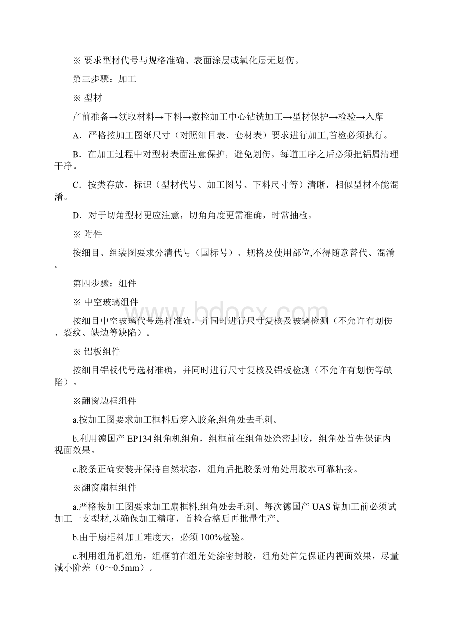 单元幕墙板块的加工工艺流程Word下载.docx_第2页