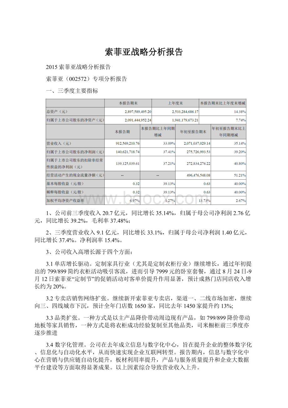 索菲亚战略分析报告.docx