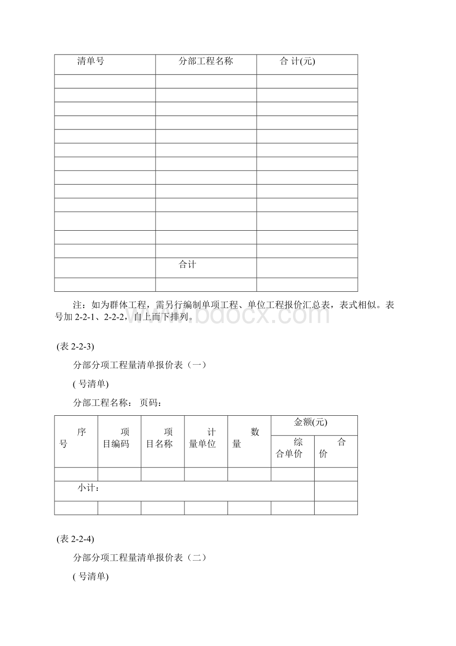 工程量清单报价格式Word格式.docx_第3页