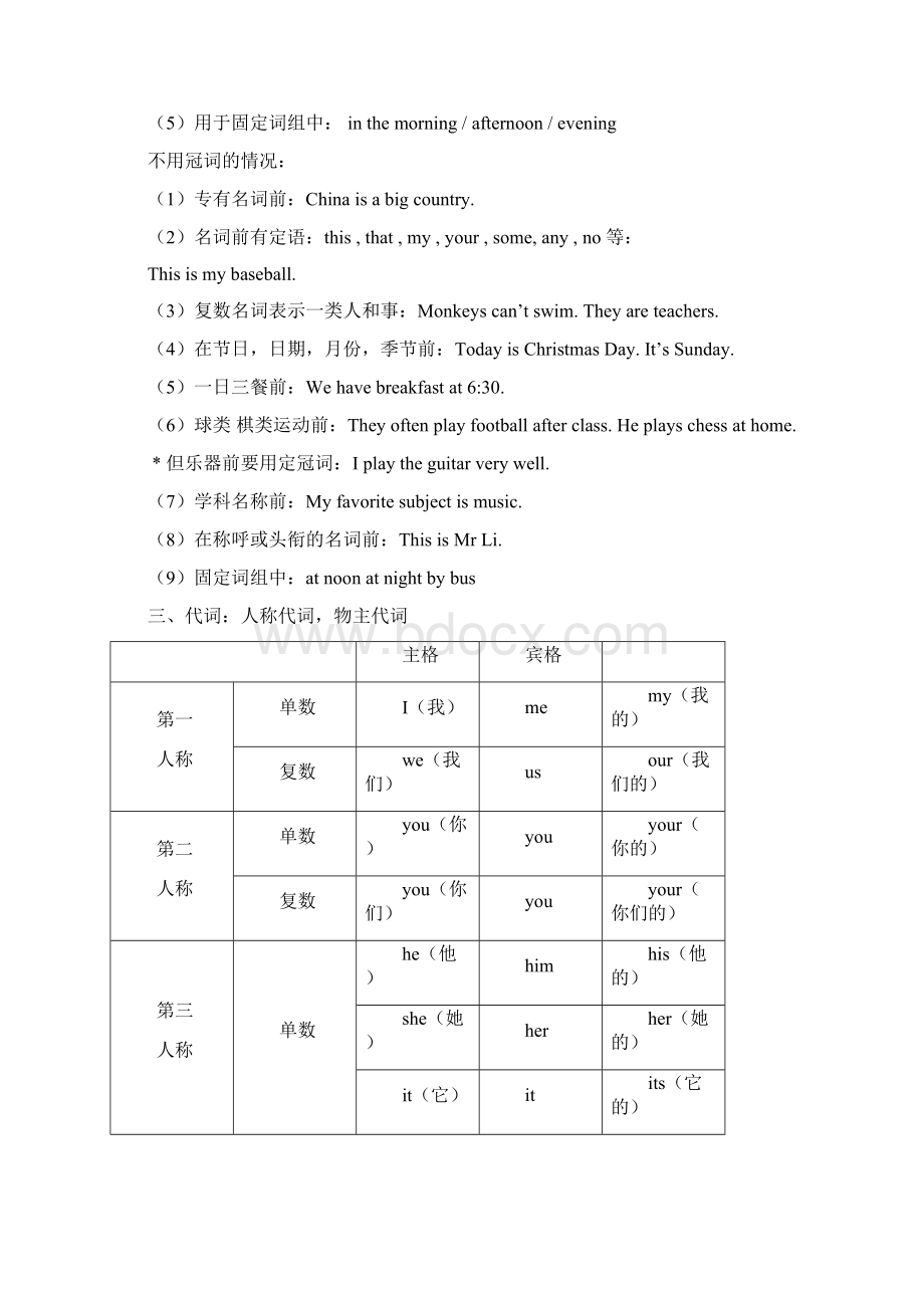 小升初英语复习重点总结Word下载.docx_第3页