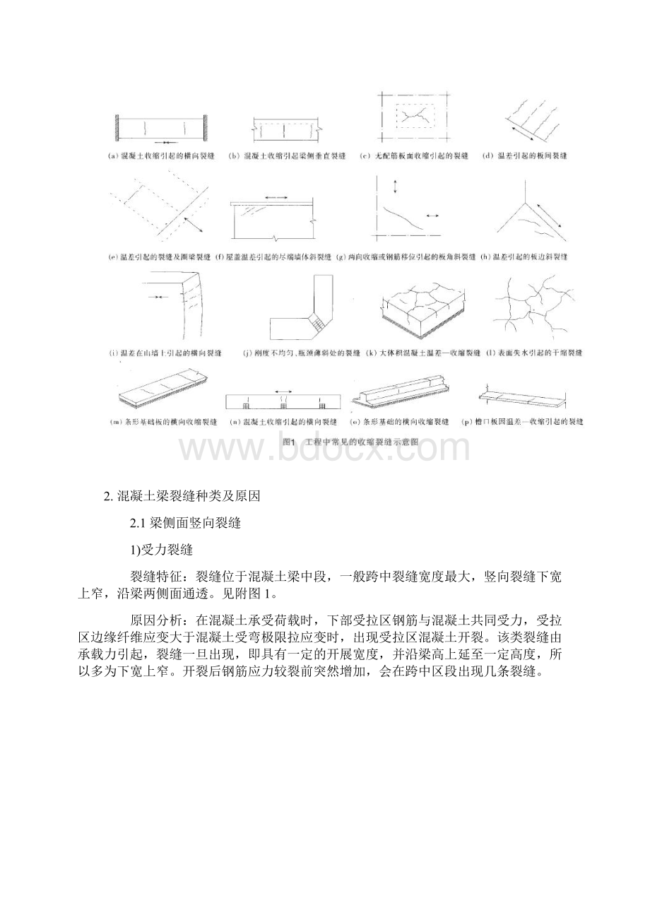 混凝土常见裂缝种类及分析示意图教材.docx_第3页